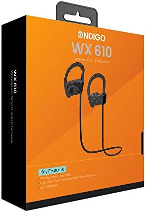 Ondigo WX610 אוזניות אלחוטיות, Bluetooth עם מיקרופון | אוזניות ספורט אטומות למים, אטומות לזיעה, אוזניות עם